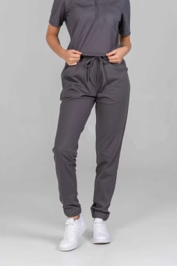 Van Laack Jersey Trousers Gummibund MWW-H5 Platin XL