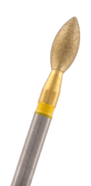 ZD-Diamant Knospe Körnung: Gelb (extra-fein, 1 Packung á 5 Stück)