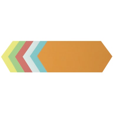 Soennecken moderation card rhombus 95x205 250 pieces assorted