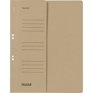 Falken eyelet file A4 half cover official binding grey