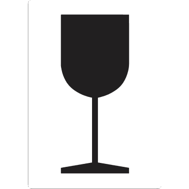 DR-Label shipping label glass 74x105 mm 500 pieces
