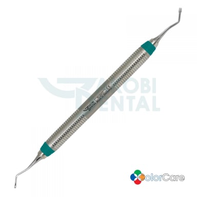 Plugger & Condenser PLGH 1, smooth, working tips diameters 1.0 - 1.65mm, ColorCare handle # 7, Colour: grey