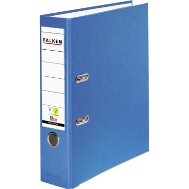 Falken ring binder S80 A4 80 mm PP aqua