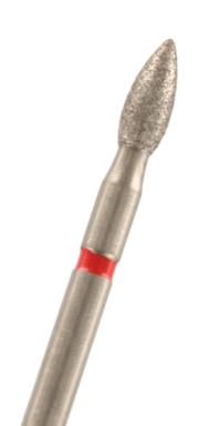 Diamant Knospe Körnung: Rot (fein, 1 Packung á 5 Stück)