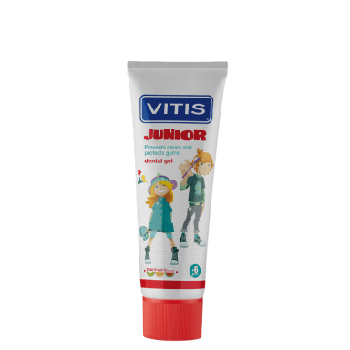 Vitis® Junior dental Gel - Tutti-Frutti smaak (75 mL)