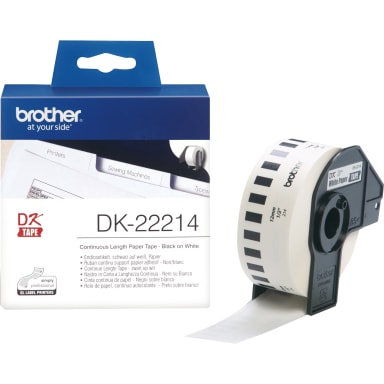 Brother continuous label roll DK22214 12 mm x 30.48 m paper white