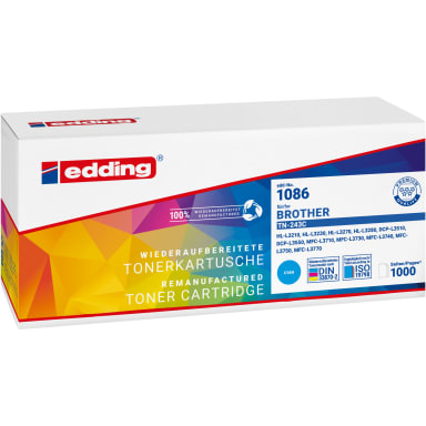 edding toner compatible with Brother TN-243C cyan
