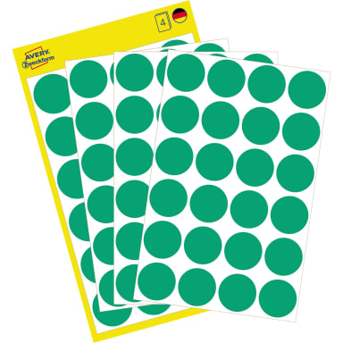 Avery Zweckform marking dot 18 mm 96 pieces green