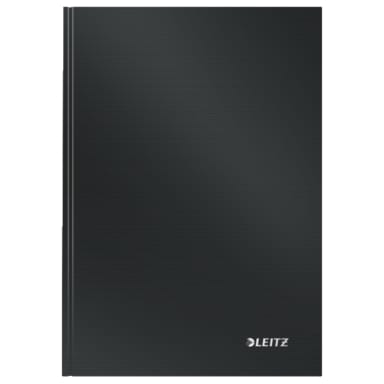 Leitz notebook Solid A5 HC 160 pages ruled black