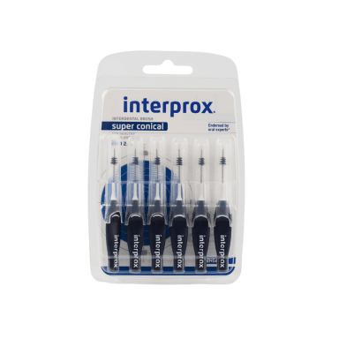 Interprox® Ragers Super Conical donkerblauw PHD 2,0 - Blister (6 st.)