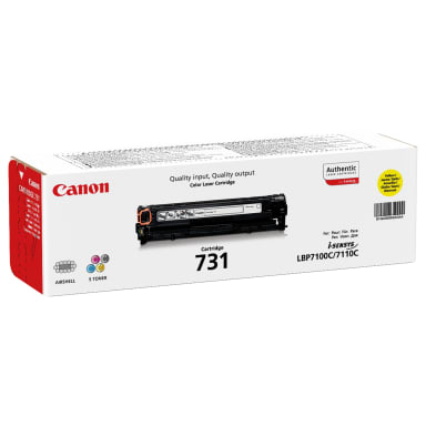 Canon toner 731Y 1,500 pages yellow