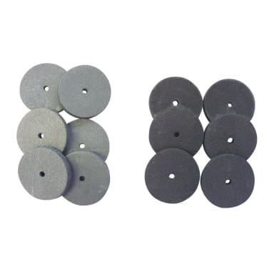 Dedeco Rubber Polijstwielen Schwa. 22mm (100 stuks)