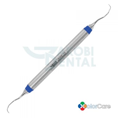 Gracey Curette 13/14, standard, ColorCare handle # 7, Colour: turquoise, stainless steel