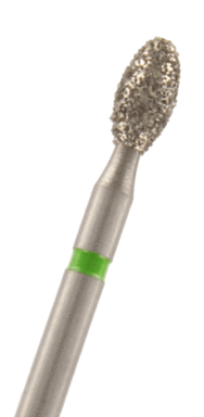 Diamant Eiform Körnung: Grün (grob, 1 Packung á 5 Stück)