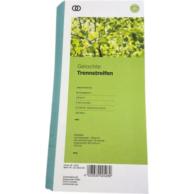 Soennecken oeco divider strip 10.5x24 cm 100 pieces blue
