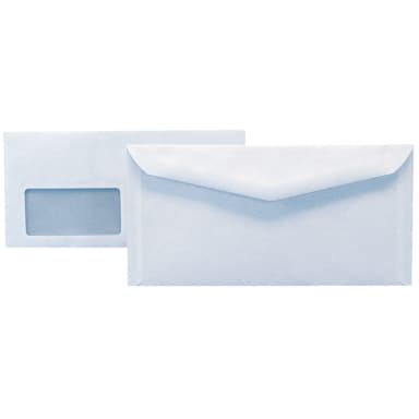 Soennecken machine envelope 229x114 mm with window gummed 1,000 pieces white