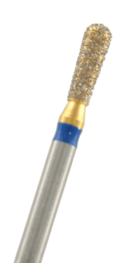 ZD-Diamant Birne rund lang Körnung: Blau (standard, 1 Packung á 5 Stück)