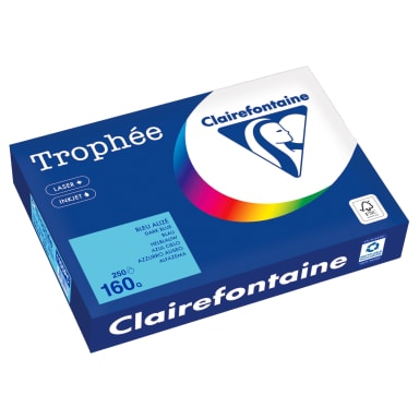 Clairefontaine copy paper A4 160 g 250 sheets blue