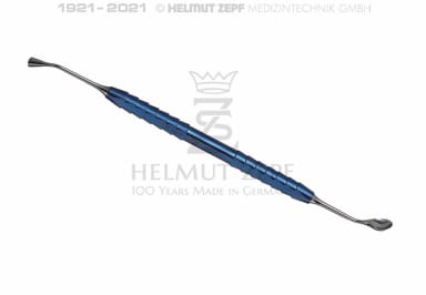 HELMUT ZEPF Sinus 7 Elevator 17,5 cm Titanium Blauw