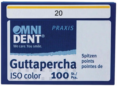 Omnident Guttaperchaspitzen Color Gr. 020 Yellow