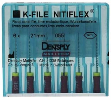 Nitiflex Feilen 12N 055 21mm 6St