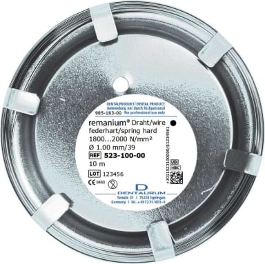 DENTAURUM Remanium Draad FH 1,00 mm 10 m