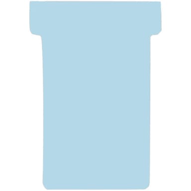 Franken T-card size 2 84x48 mm 100 pieces light blue