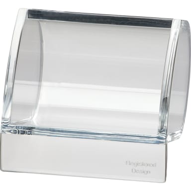 Maul paper clip dispenser 8.5x7.7x6.4 cm acrylic crystal clear