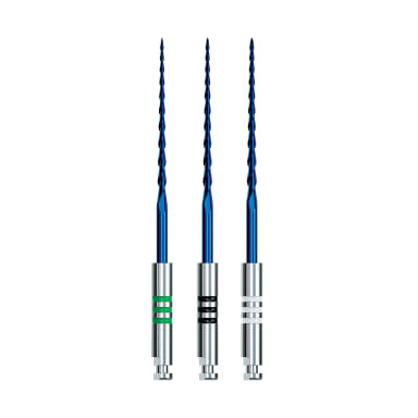 Endostar E3 Azure Big, roterende vijlen, 35/04, 40/04, 45/04, 25 mm, 3 pcs