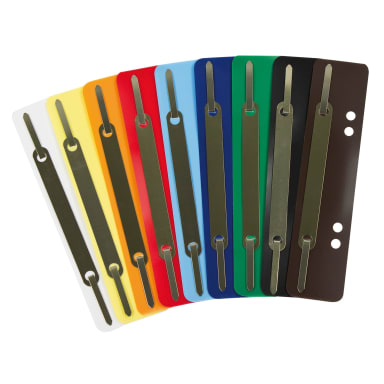 Soennecken filing strip PP metal cover strip 250 pieces assorted