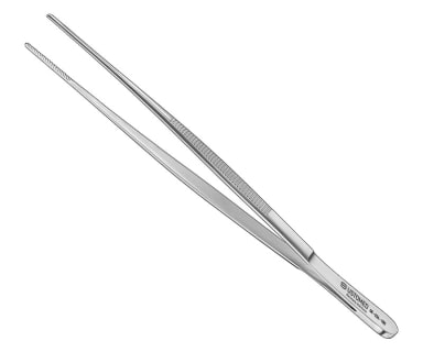 Anat. Pinzette, 18 cm, kreuzgerieft