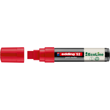 edding paint marker EcoLine 4-15 mm chisel tip red