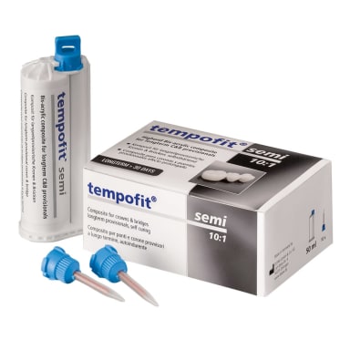 Detax Tempofit Semi 10:1 A2 50ml Doos + 10 Mixer