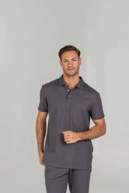 Van Laack Poloshirt Uni MWM-S2-D Platin M