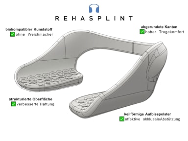 Dentrade RehaSplint CMD Schiene Medium