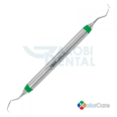 Gracey Curette 7/8, standard, ColorCare handle # 7, Colour: grey, stainless steel