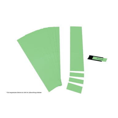 Ultradex insert card 70x17 mm 170 pieces lime green