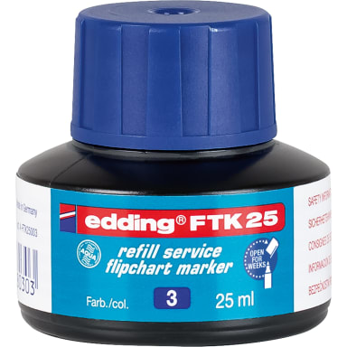 edding refill ink 25 ml blue