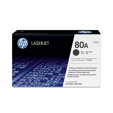 HP toner 80A 2,700 pages black