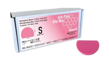 Arti-Pink Bite Wax pink oval S 3mm 24St