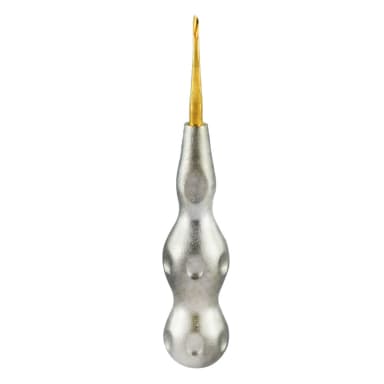 Root Elevator, Left, 2 mm, With Gold Tip