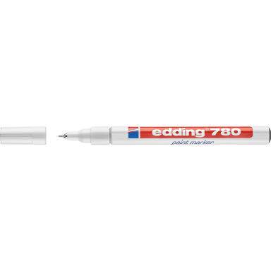 edding paint marker 780 0.8 mm bullet tip permanent white