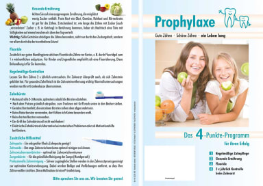 Patientenbrosch. Prophylaxe482 50St