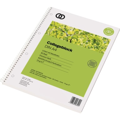 Soennecken oeco recycled notepad A4 80 sheets ruled