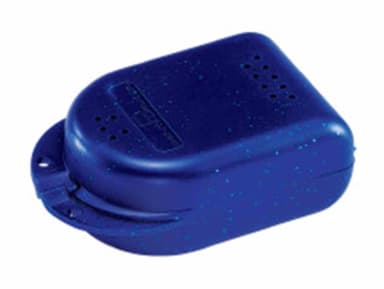 DENTAURUM Mini Beugeldoosje Parel Blauw (10 stuks)
