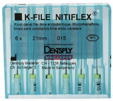Nitiflex Feilen 12N 015 21mm 6St