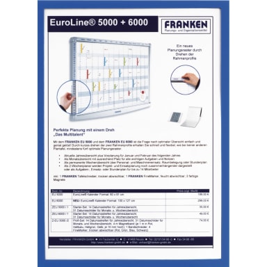 Franken document holder A4 5 pieces blue