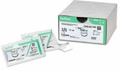 Dafilon blau 4/0 DSMP13 45cm Dtz