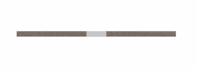 HORICO Diamond-Separierstreifen With Gap 356L Breite 6mm - Strength 0,14 Mm