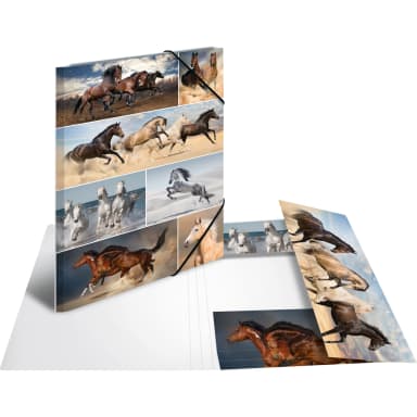 HERMA document folder A3 horses